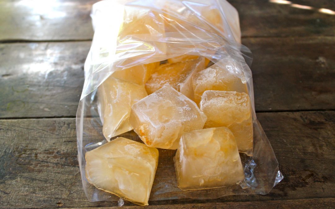 How to Make Jewelweed Ice Cubes